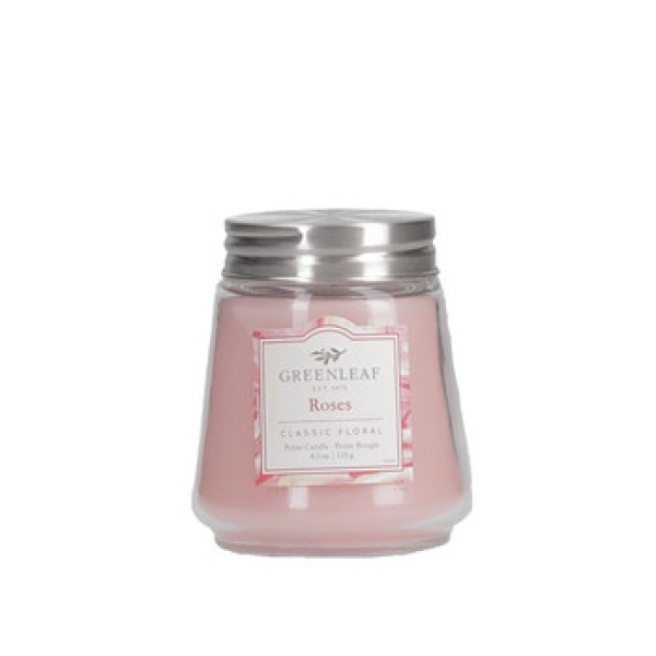 Greenleaf Petite Candle - Roses 123 g